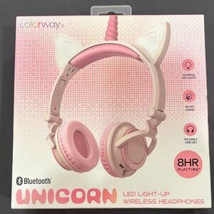 Unicorn LED Light-Up Wireless Headphones